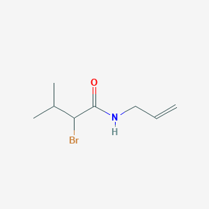 molecular formula C8H14BrNO B1266738 N-Allyl-2-bromoisovaleramide CAS No. 6940-59-6