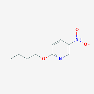 molecular formula C9H12N2O3 B1266740 2-丁氧基-5-硝基吡啶 CAS No. 6627-95-8