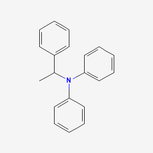 molecular formula C20H19N B12667423 alpha-Methyl-N,N-diphenylbenzylamine CAS No. 93920-06-0