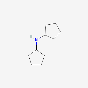 molecular formula C10H19N B1266746 Dicyclopentylamine CAS No. 20667-16-7