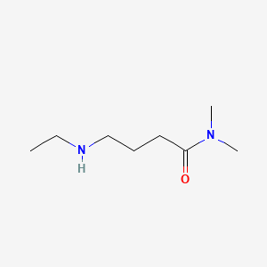 molecular formula C8H18N2O B12667462 4-(Ethylamino)-N,N-dimethylbutyramide CAS No. 97635-52-4