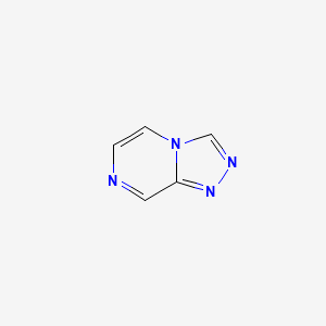 molecular formula C5H4N4 B1266753 1,2,4-Triazolo[4,3-a]pyrazine CAS No. 274-82-8