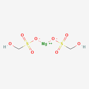 molecular formula C2H6MgO8S2 B12667530 Bis(hydroxymethanesulphonato)magnesium CAS No. 83529-10-6