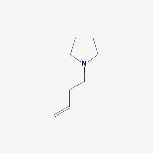molecular formula C8H15N B1266757 1-(But-3-en-1-yl)pyrrolidine CAS No. 7255-63-2