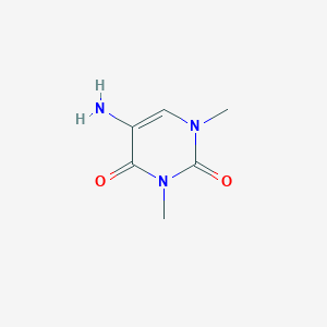 molecular formula C6H9N3O2 B1266758 5-Amino-1,3-dimethylpyrimidine-2,4(1h,3h)-dione CAS No. 49738-24-1