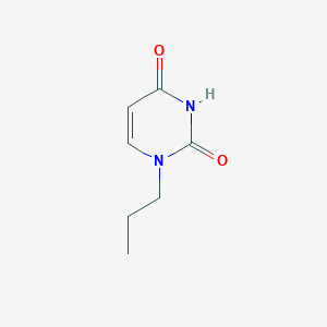 molecular formula C7H10N2O2 B1266759 1-propylpyrimidine-2,4(1H,3H)-dione CAS No. 24466-52-2