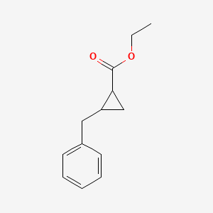 molecular formula C13H16O2 B1266764 环丙烷-1-甲酸-2-苄基乙酯 CAS No. 78987-78-7