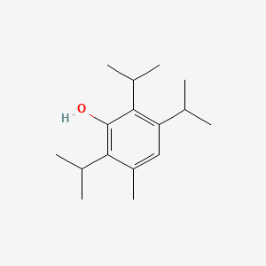 molecular formula C16H26O B12667643 2,5,6-Triisopropyl-m-cresol CAS No. 94022-22-7