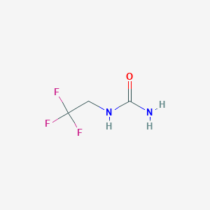 molecular formula C3H5F3N2O B1266765 N-(2,2,2-三氟乙基)脲 CAS No. 819-60-3