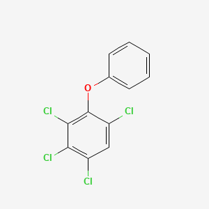 molecular formula C12H6Cl4O B12667683 2,3,4,6-Tetrachlorodiphenyl ether CAS No. 85918-33-8