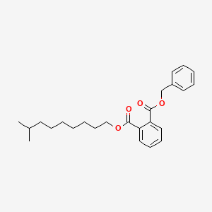 molecular formula C25H32O4 B12667705 8-Methylnonyl phenylmethyl phthalate CAS No. 85409-84-3