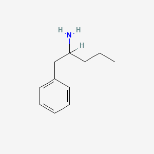 molecular formula C11H17N B1266775 1-Phenylpentan-2-amine CAS No. 63951-01-9