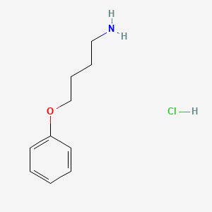 molecular formula C10H16ClNO B1266776 4-Phenoxybutan-1-amine hydrochloride CAS No. 64037-61-2
