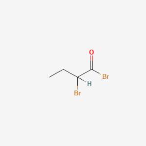 molecular formula C4H6Br2O B1266778 2-Bromobutyryl bromide CAS No. 26074-52-2