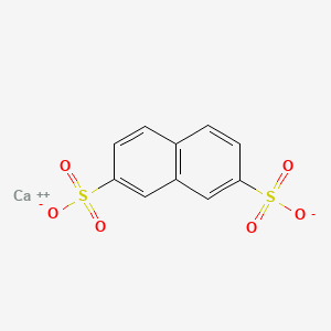 molecular formula C10H6CaO6S2 B12667868 Calcium naphthalene-2,7-disulphonate CAS No. 94166-69-5