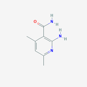 molecular formula C8H11N3O B1266787 2-氨基-4,6-二甲基吡啶-3-甲酰胺 CAS No. 7144-20-9