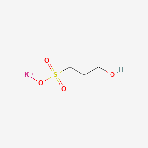 molecular formula C3H7KO4S B12667876 Potassium 3-hydroxypropanesulphonate CAS No. 65287-17-4