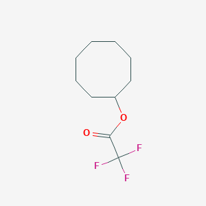 molecular formula C10H15F3O2 B1266788 Cyclooctyl trifluoroacetate CAS No. 1478-73-5
