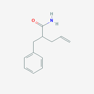 molecular formula C12H15NO B1266789 2-Allyl-2-benzylacetamide CAS No. 7154-69-0