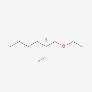 molecular formula C11H24O B12667896 3-[(1-Methylethoxy)methyl]heptane CAS No. 94200-86-9