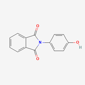 molecular formula C14H9NO3 B1266790 N-(4-羟基苯基)邻苯二甲酰亚胺 CAS No. 7154-85-0