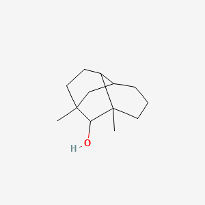 molecular formula C13H22O B12667906 Decahydro-1,6-dimethyl-1,6-methanonaphthalen-9-ol CAS No. 93940-35-3