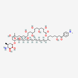 molecular formula C59H88N2O16 B12667932 N-Succinylperimycin CAS No. 11016-08-3