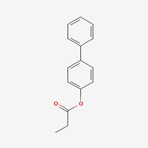 B1266795 (4-Phenylphenyl) propanoate CAS No. 74515-02-9