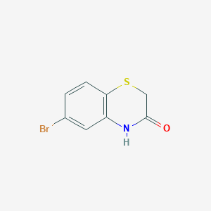 molecular formula C8H6BrNOS B1266797 6-溴-2H-苯并[b][1,4]噻嗪-3(4H)-酮 CAS No. 98434-22-1