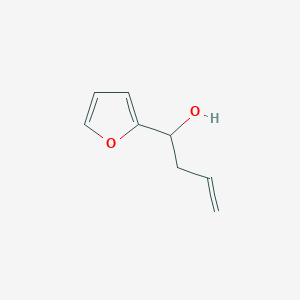 molecular formula C8H10O2 B1266799 1-(Furan-2-yl)but-3-en-1-ol CAS No. 6398-51-2