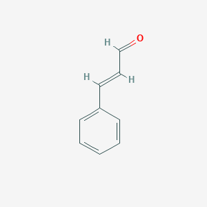 molecular formula C9H8O B126680 Cinnamaldehyde CAS No. 14371-10-9