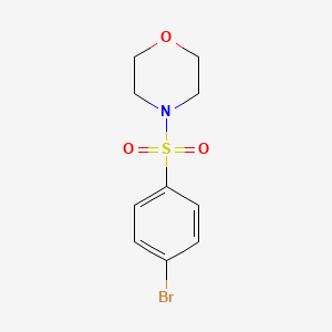 molecular formula C10H12BrNO3S B1266800 4-(4-Bromophenylsulfonyl)morpholine CAS No. 834-67-3