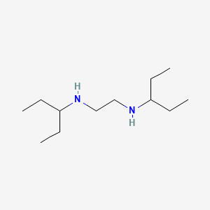 molecular formula C12H28N2 B12668005 N,N'-Bis(3-pentyl)-ethylenediamine CAS No. 88829-01-0
