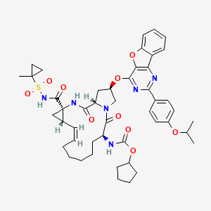 molecular formula C47H56N6O10S B12668035 Furaprevir CAS No. 1435923-88-8