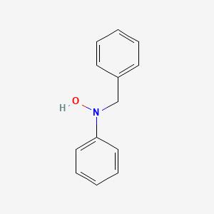 molecular formula C13H13NO B12668038 Benzenemethanamine, N-hydroxy-N-phenyl- CAS No. 3376-40-7