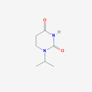 molecular formula C7H12N2O2 B1266808 1-Isopropyldihydropyrimidine-2,4(1h,3h)-dione CAS No. 700-39-0