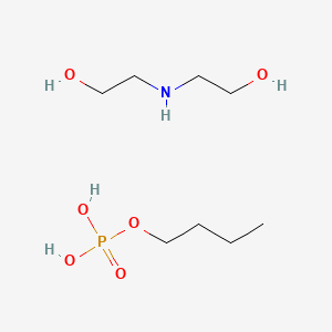 molecular formula C8H22NO6P B12668083 Einecs 284-937-2 CAS No. 84989-46-8