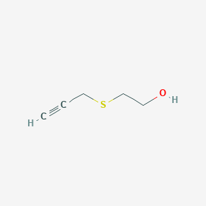 molecular formula C5H8OS B1266809 2-Prop-2-ynylsulfanylethanol CAS No. 5309-77-3
