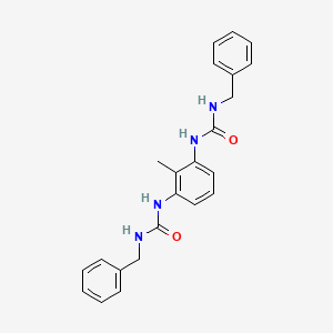 molecular formula C23H24N4O2 B12668105 N,N''-(Methyl-m-phenylene)bis(N'-benzylurea) CAS No. 94248-10-9