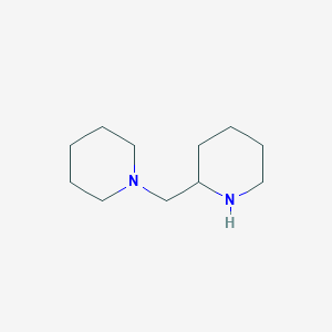 molecular formula C11H22N2 B1266814 1-(哌啶-2-基甲基)哌啶 CAS No. 81310-55-6