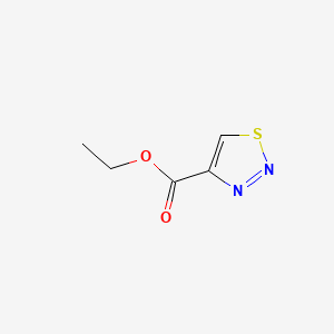 molecular formula C5H6N2O2S B1266816 1,2,3-噻二唑-4-甲酸乙酯 CAS No. 3989-36-4