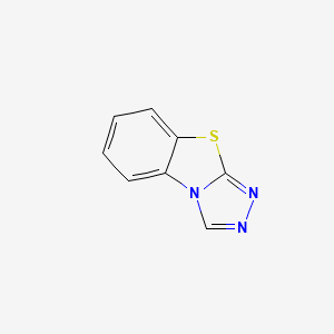 molecular formula C8H5N3S B1266817 1,2,4-三唑并[3,4-b]苯并噻唑 CAS No. 247-92-7