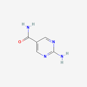 molecular formula C5H6N4O B1266822 2-氨基嘧啶-5-甲酰胺 CAS No. 5388-17-0