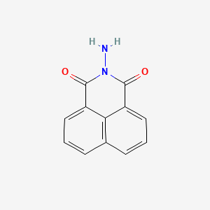molecular formula C12H8N2O2 B1266824 2-Amino-1H-benzo[de]isoquinoline-1,3(2H)-dione CAS No. 5690-46-0