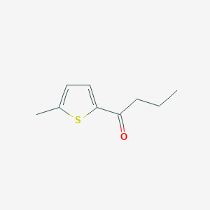 molecular formula C9H12OS B1266825 1-(5-Methylthiophen-2-yl)butan-1-one CAS No. 79852-26-9