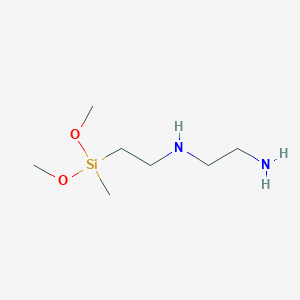 molecular formula C7H20N2O2Si B12668303 N-(2-(Dimethoxymethylsilyl)ethyl)ethylenediamine CAS No. 66300-34-3