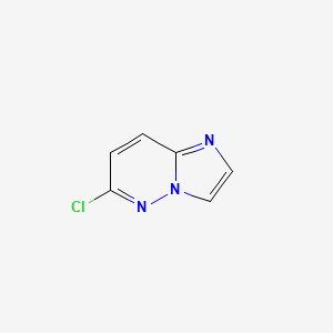molecular formula C6H4ClN3 B1266833 6-Chloroimidazo[1,2-b]pyridazine CAS No. 6775-78-6