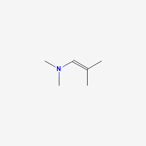 molecular formula C6H13N B1266834 1-丙烯-1-胺，N,N,2-三甲基- CAS No. 6906-32-7