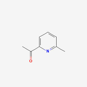 molecular formula C8H9NO B1266835 2-Acetyl-6-methylpyridine CAS No. 6940-57-4