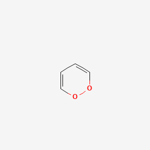 molecular formula C4H4O2 B12668366 1,2-Dioxin CAS No. 289-87-2